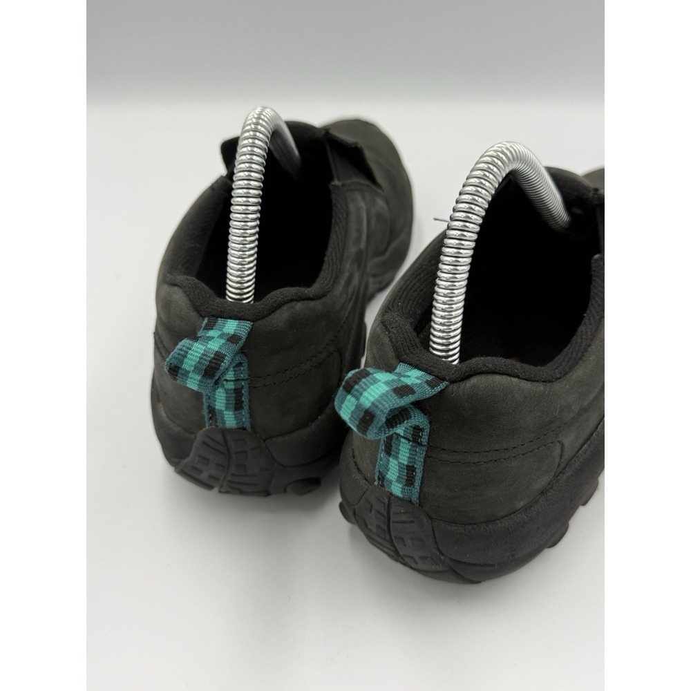 MERRELL Jungle Moc Nubuck Leather Slip-on Shoes Women's Size 7.5 Black J55992 - Picture 6 of 10